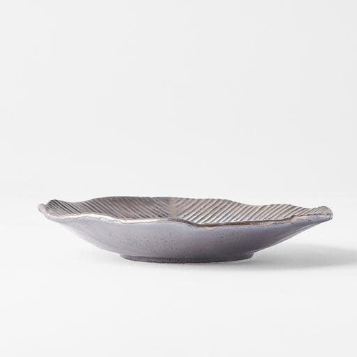 Premium Leaf Shape Plate – Midori Green Glaze 16cm