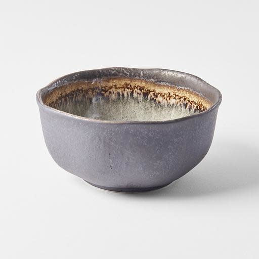 Premium Ceramic Organic Bowl – Akane Grey Glaze 14.5cm