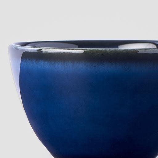 Premium 30ml Sapphire Blue Glaze Ceramic Sake Cup Dishwasher Safe