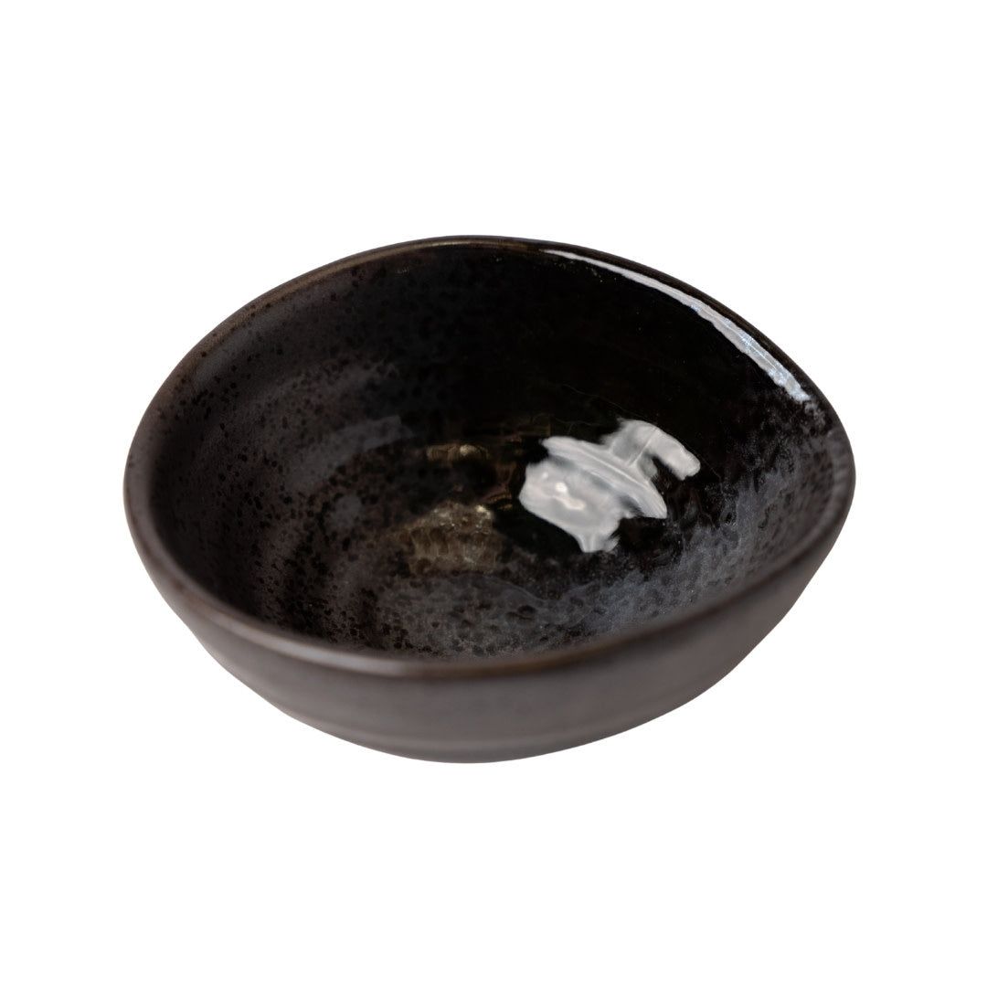 Bowl Small 10cm Metallic Black Glaze - SuperSaverAU - view 5