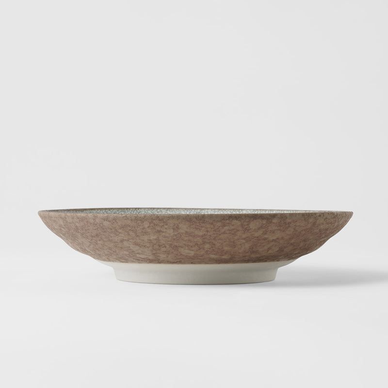 Pasta Bowl Flat 23cm Crazed Grey Glaze - SuperSaverAU - view 4