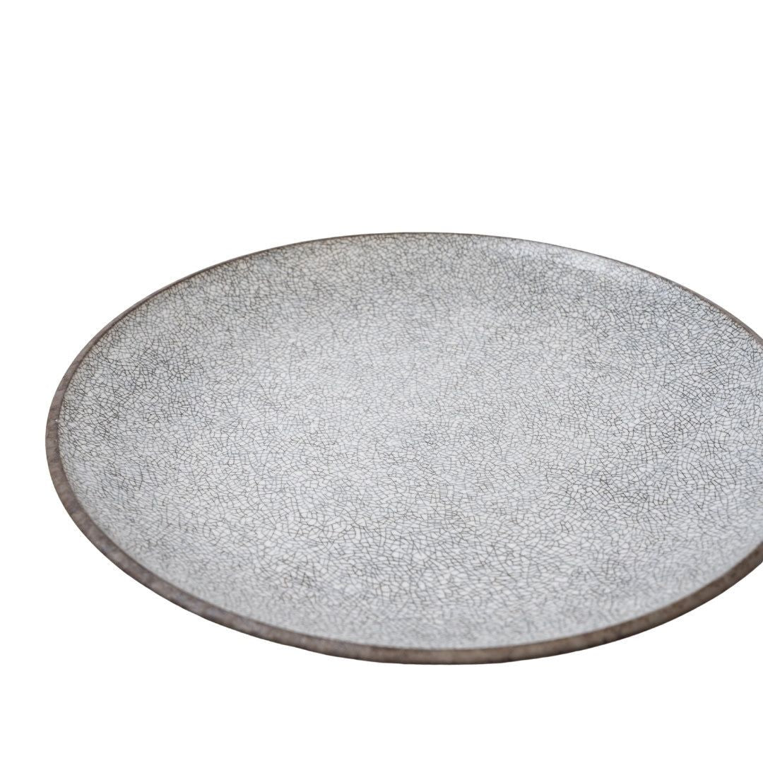 Dinner Plate 29cm Crazed Grey Glaze - SuperSaverAU - view 4