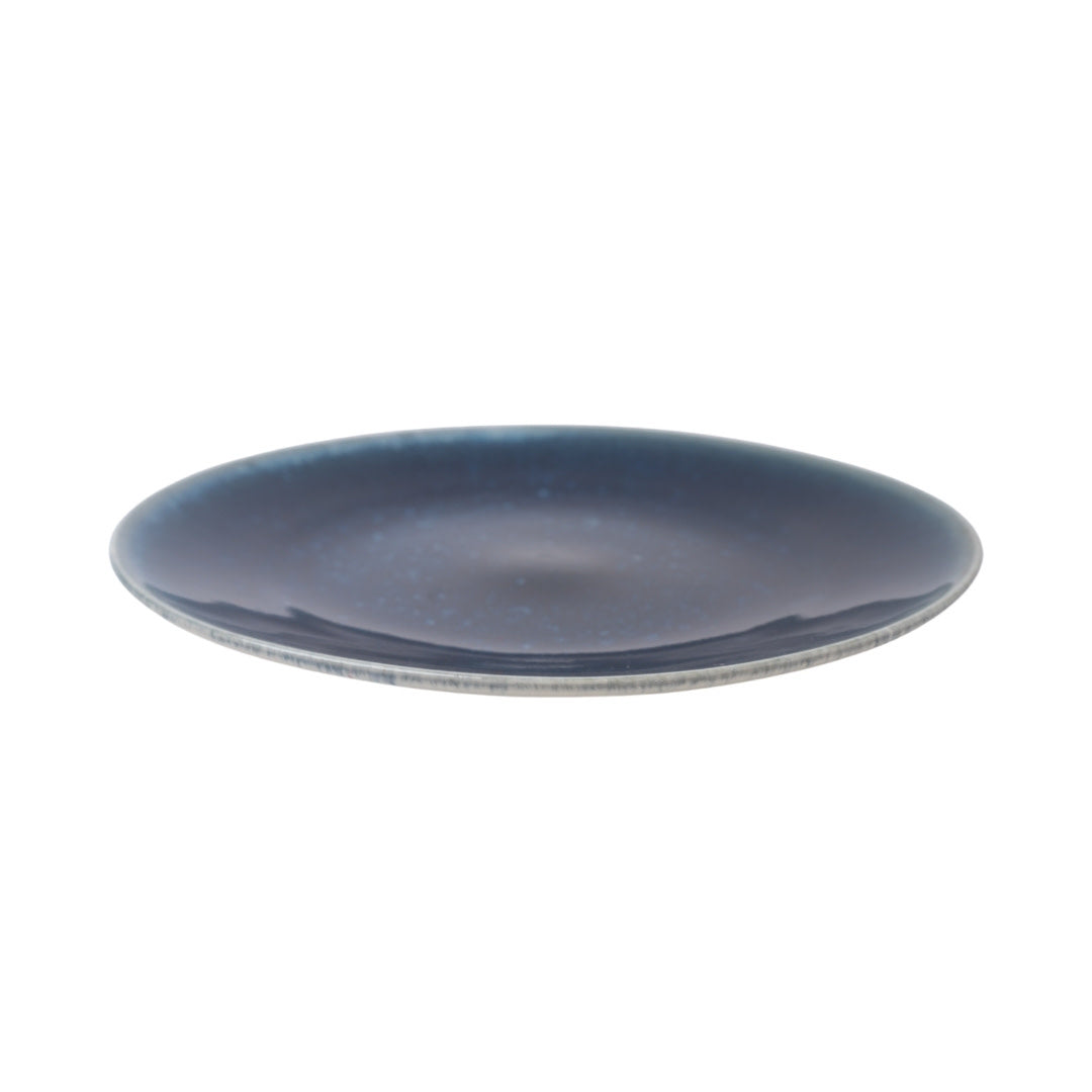 Premium Ceramic Platter – Blue Ink Glaze 28.5cm