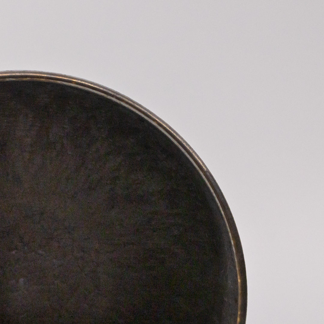 Premium Deep Bowl – Light Brown Modern Metallic Design 19cm