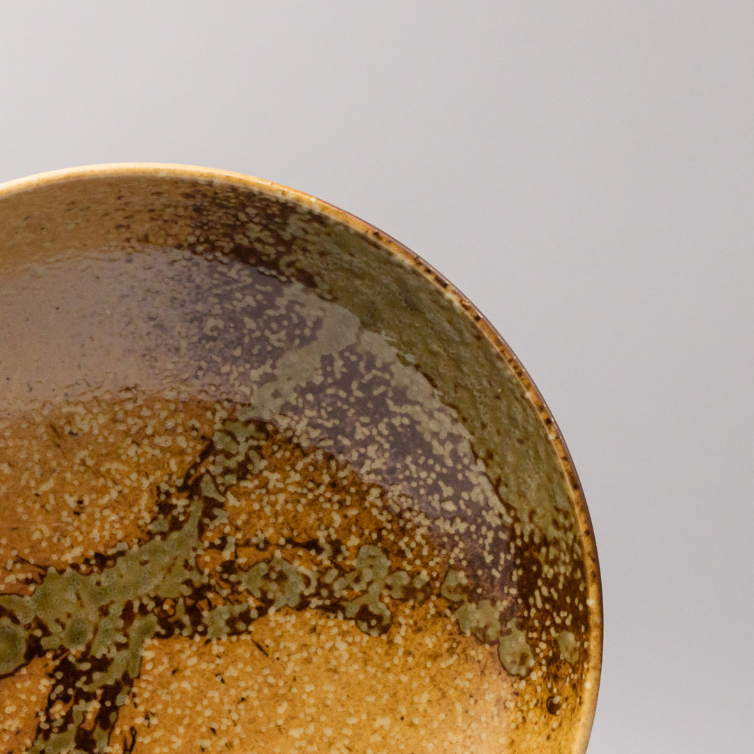 Premium Serving Bowl – Brown Wabi Sabi Glaze 29cm