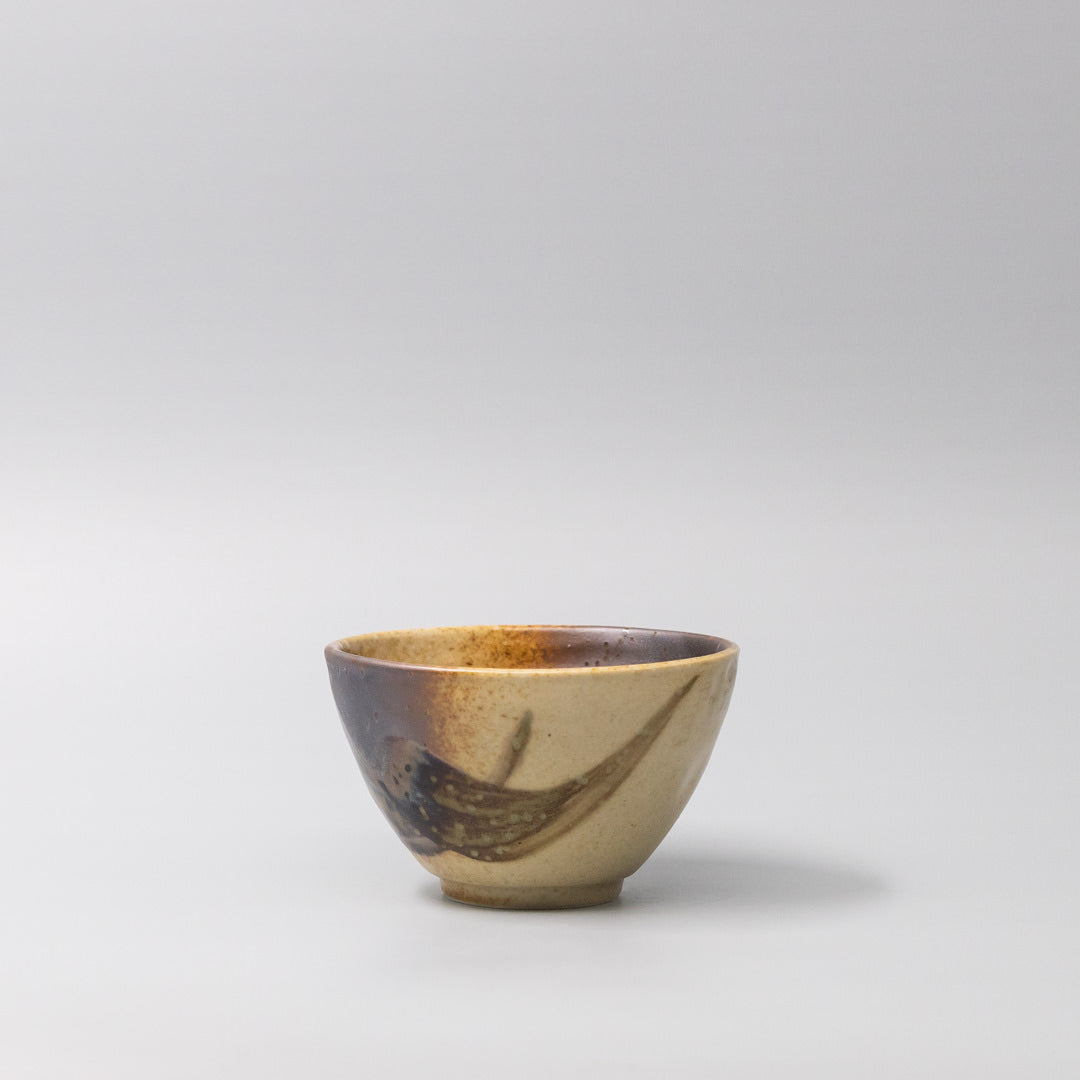 Premium Deep Wabi Sabi Glaze Bowl – Brown 13cm