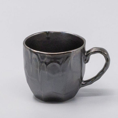 Premium 260ml Black Drip Glaze Ceramic Mug in Gift Box Dishwasher Microwave Safe