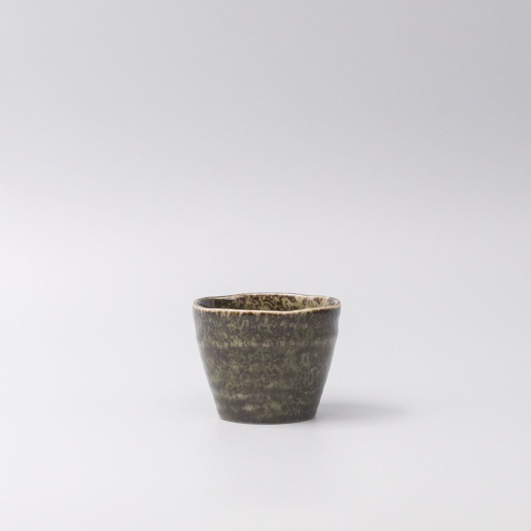 Sage Green Glaze Soba Cup 8.5cm Japanese Sauce Tea Cup Dishwasher Microwave Safe