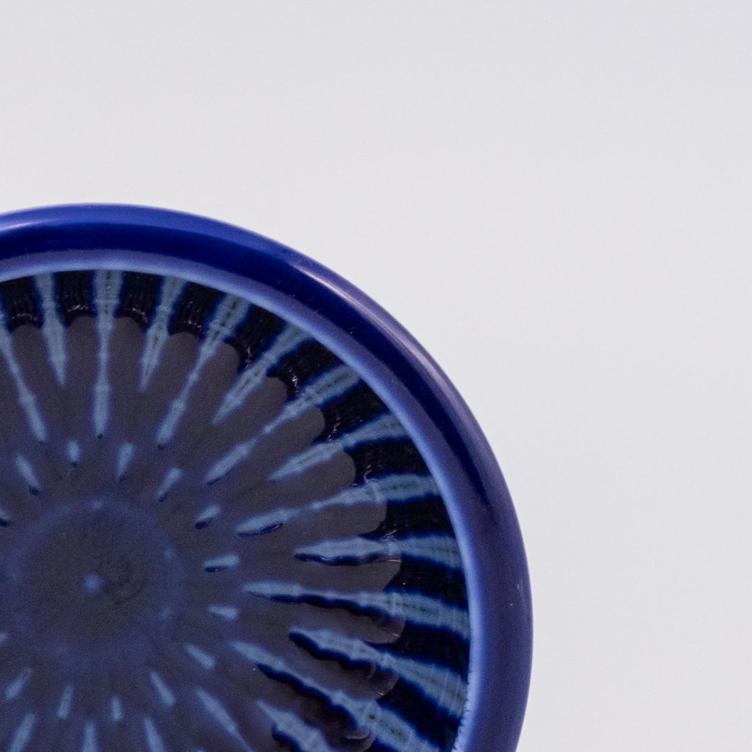 Premium 12cm Focus Blue Glaze Ceramic Bowl Dishwasher Microwave Safe