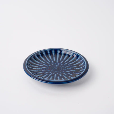 Premium 12cm Focus Indigo Glaze Ceramic Saucer Dishwasher Microwave Safe
