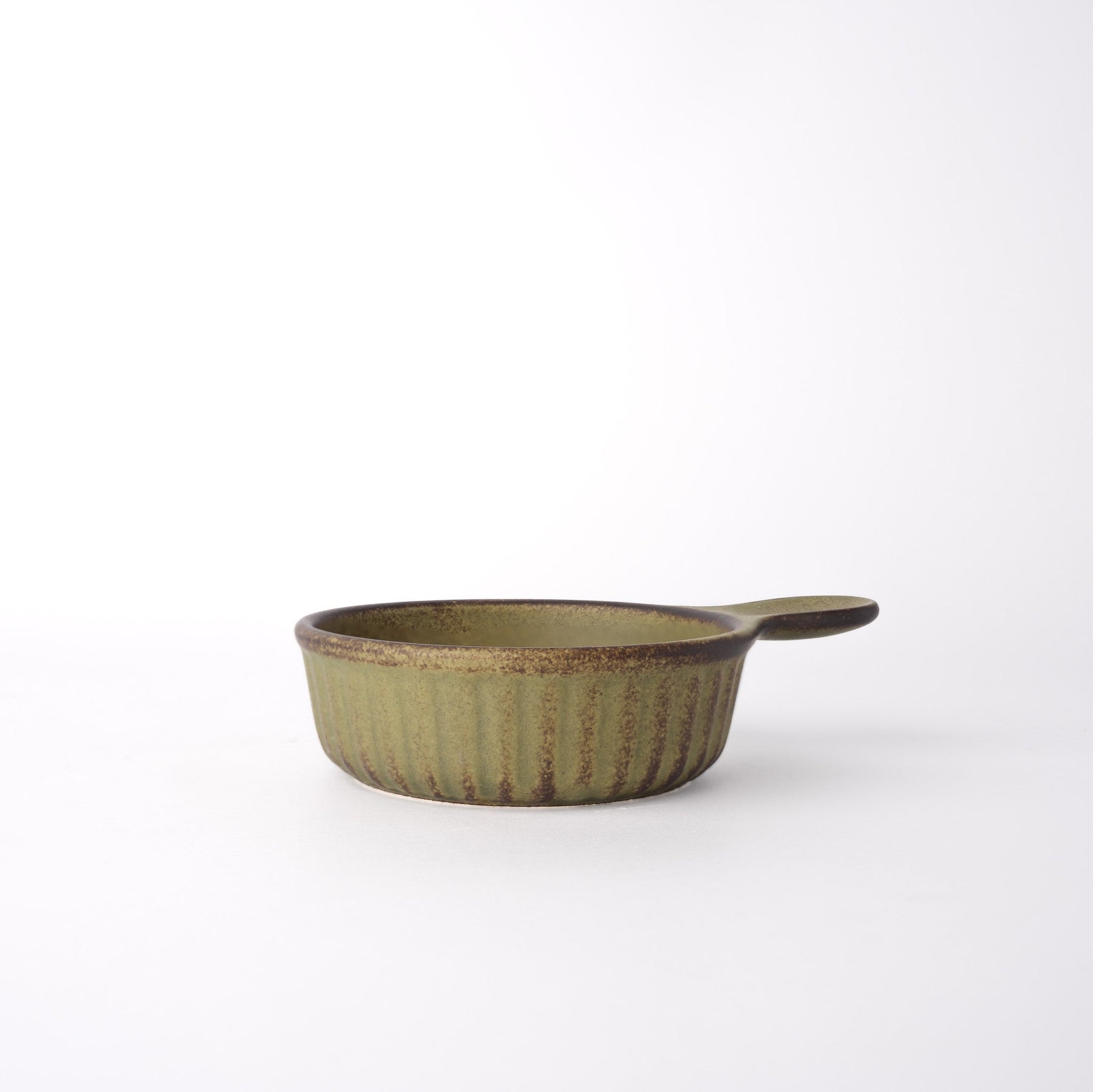 Premium 10.5cm Green Donabe Ceramic Oven Pot with Handle Dishwasher Microwave Safe