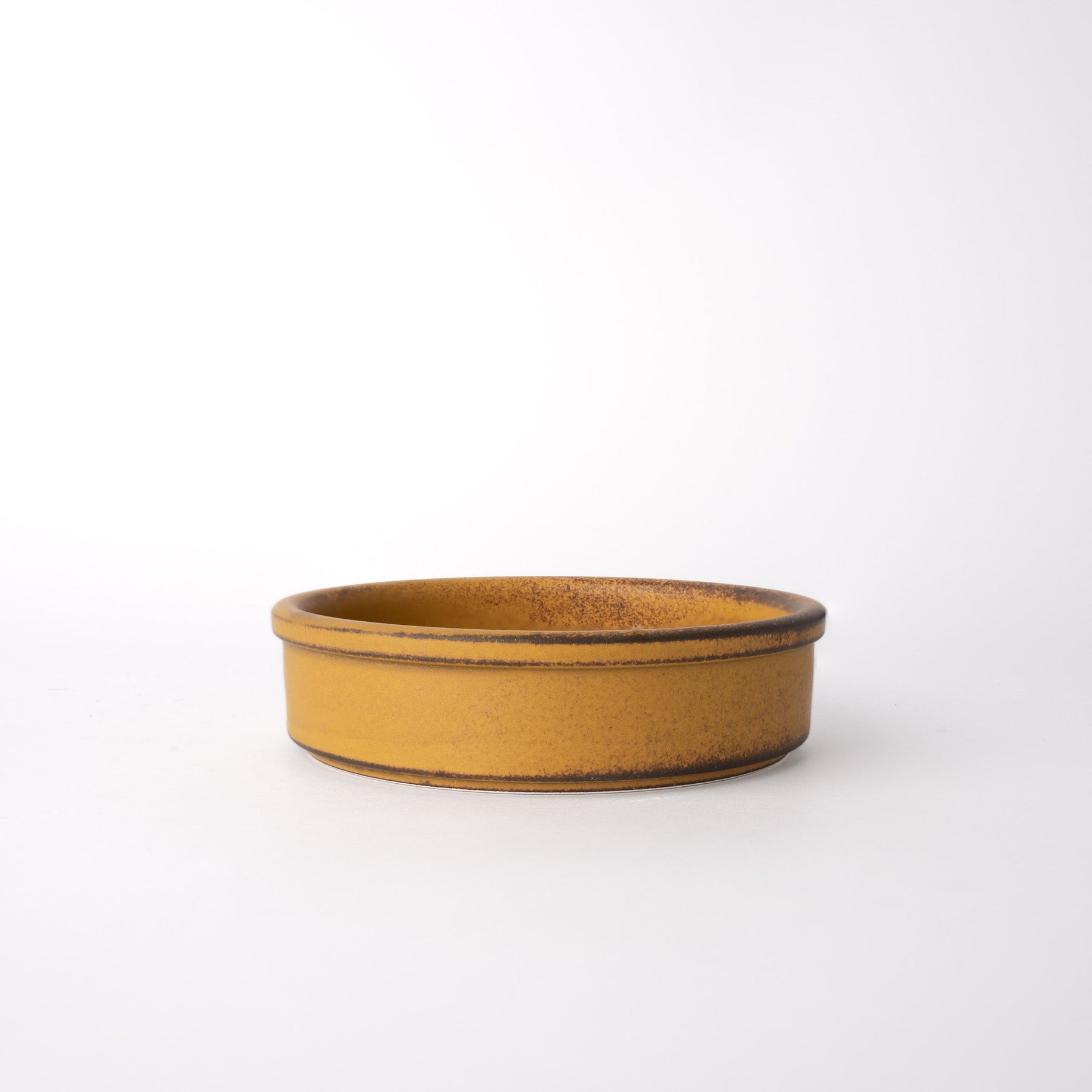 Premium Ceramic High-Sided Oven Dish – Yellow Donabe 14cm
