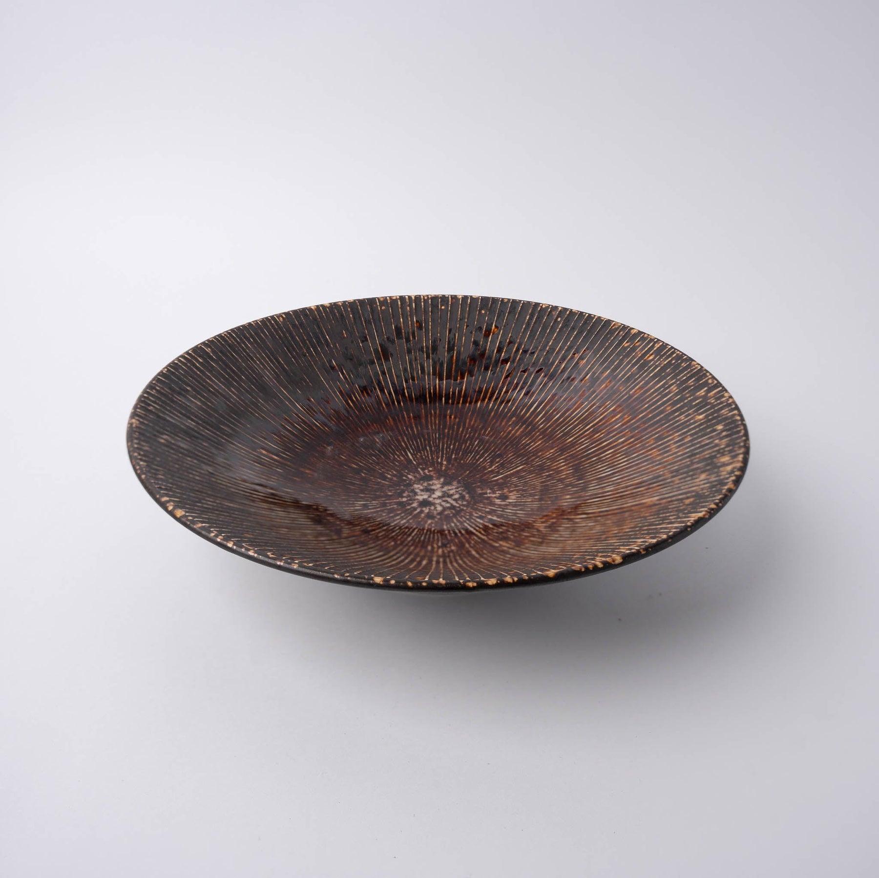 Premium 27cm Craft Rust Glaze Ceramic Serving Bowl Dishwasher Microwave Safe