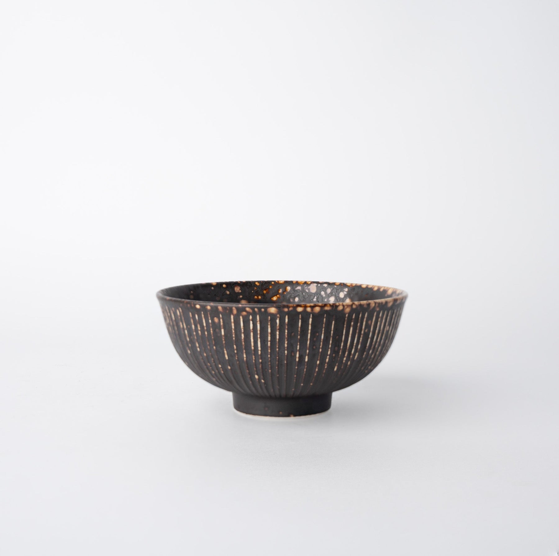 Premium 12cm Craft Rust Glaze Ceramic Open Bowl Food Safe Tableware