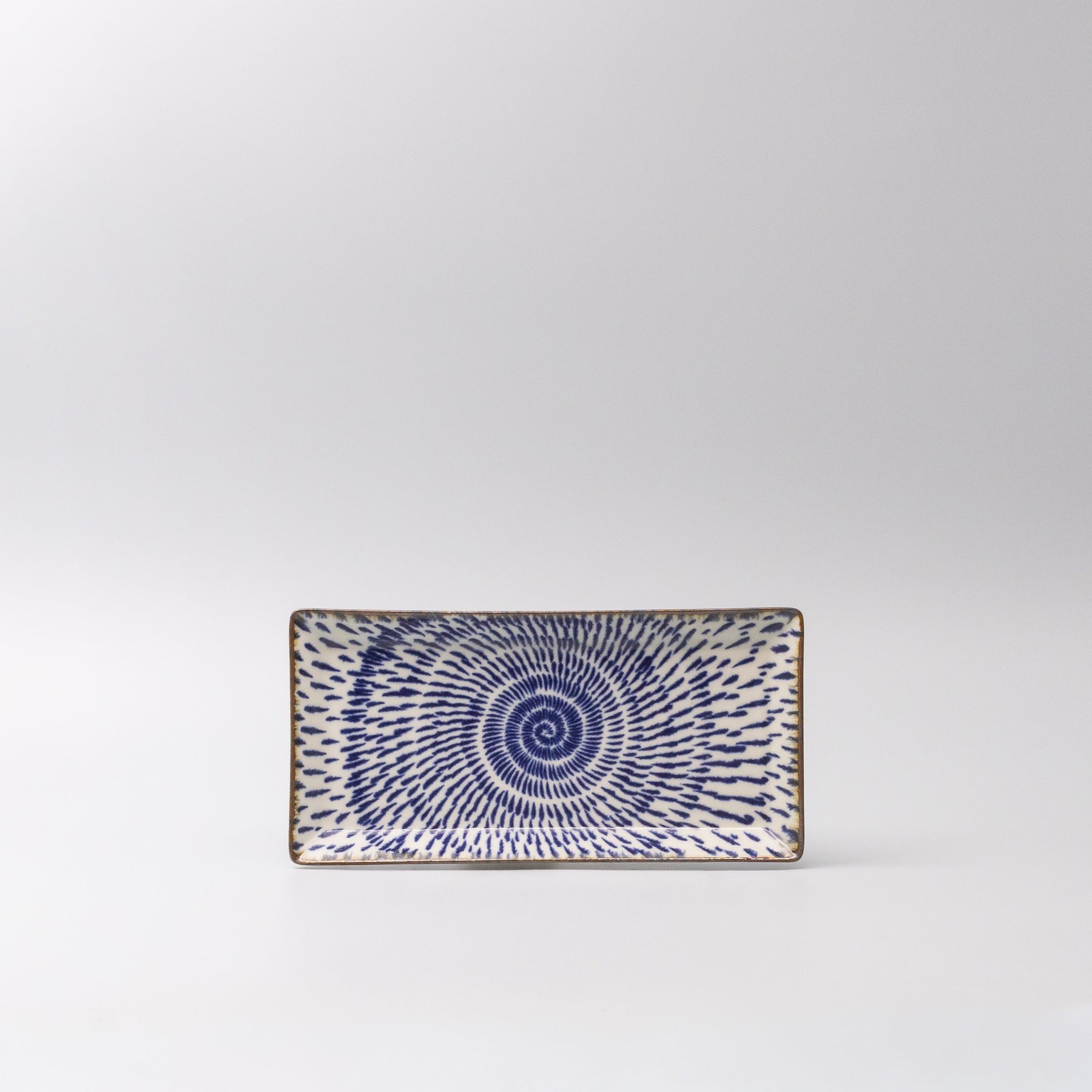 Premium Sushi Plate – Speckled Swirl Design 23 x 11cm