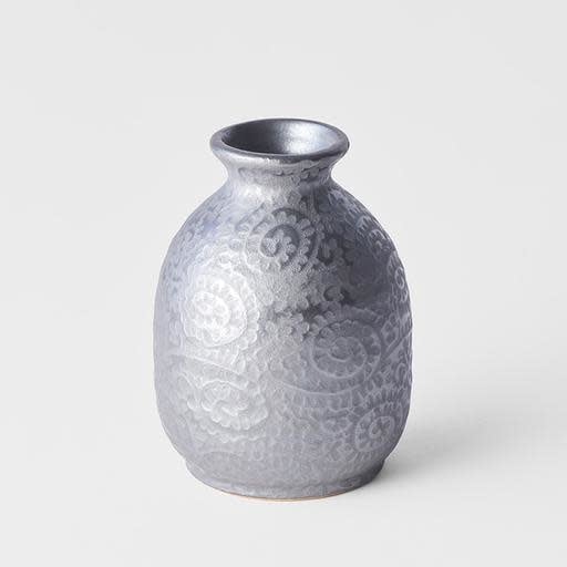 Premium 300ml Black Scroll Glaze Ceramic Sake Jug Dishwasher Safe