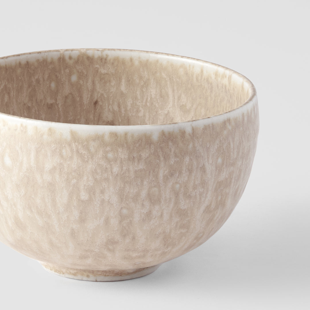 Premium Ceramic Bowl – Beige White Fade Glaze 11cm, 300ml