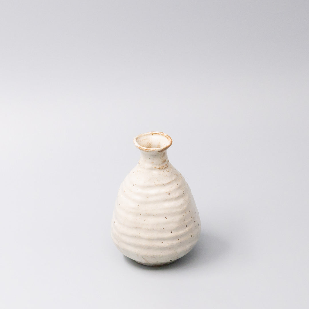 White Sand Glaze 350ml Ceramic Sake Jug Japanese Pourer Dishwasher Safe