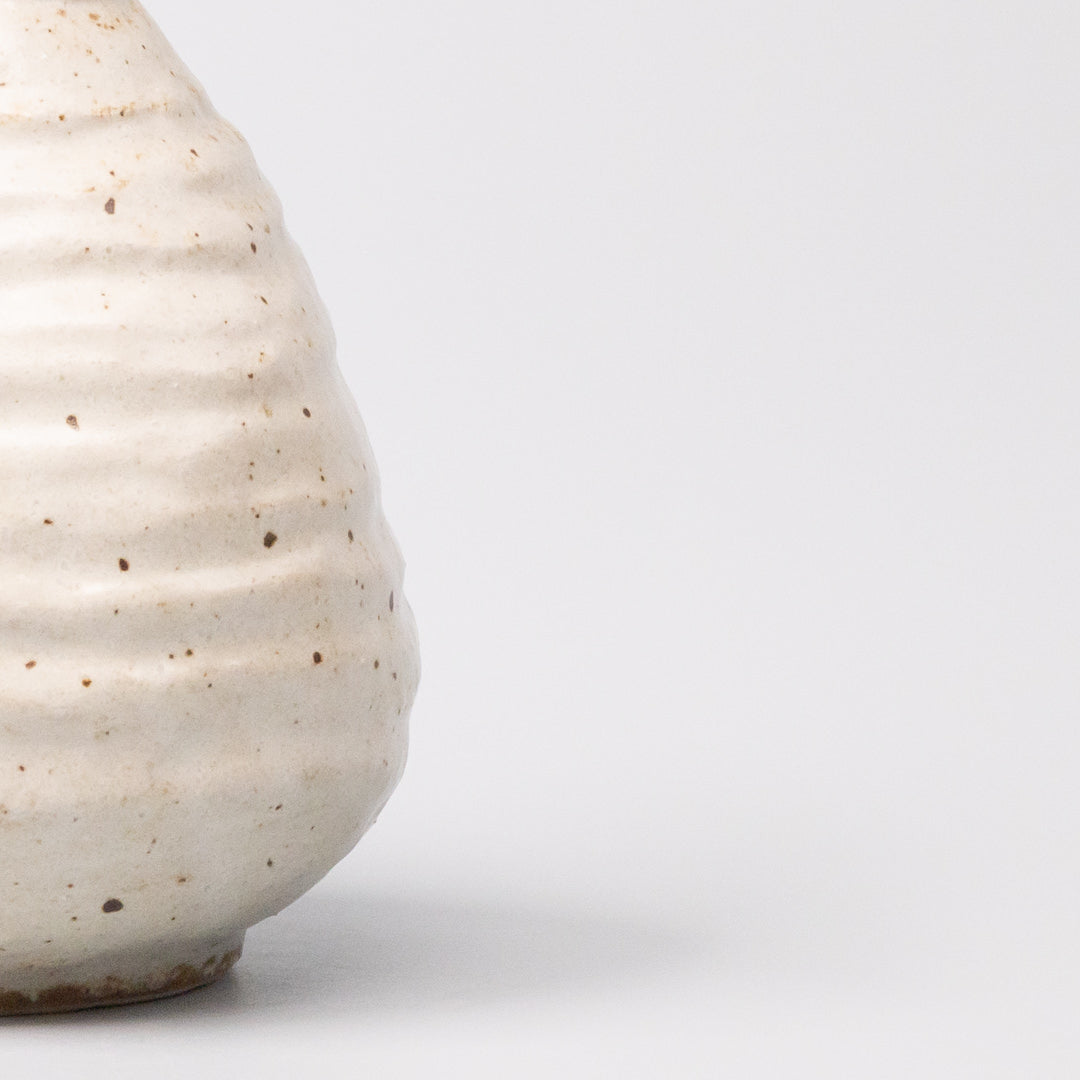 White Sand Glaze 350ml Ceramic Sake Jug Japanese Pourer Dishwasher Safe