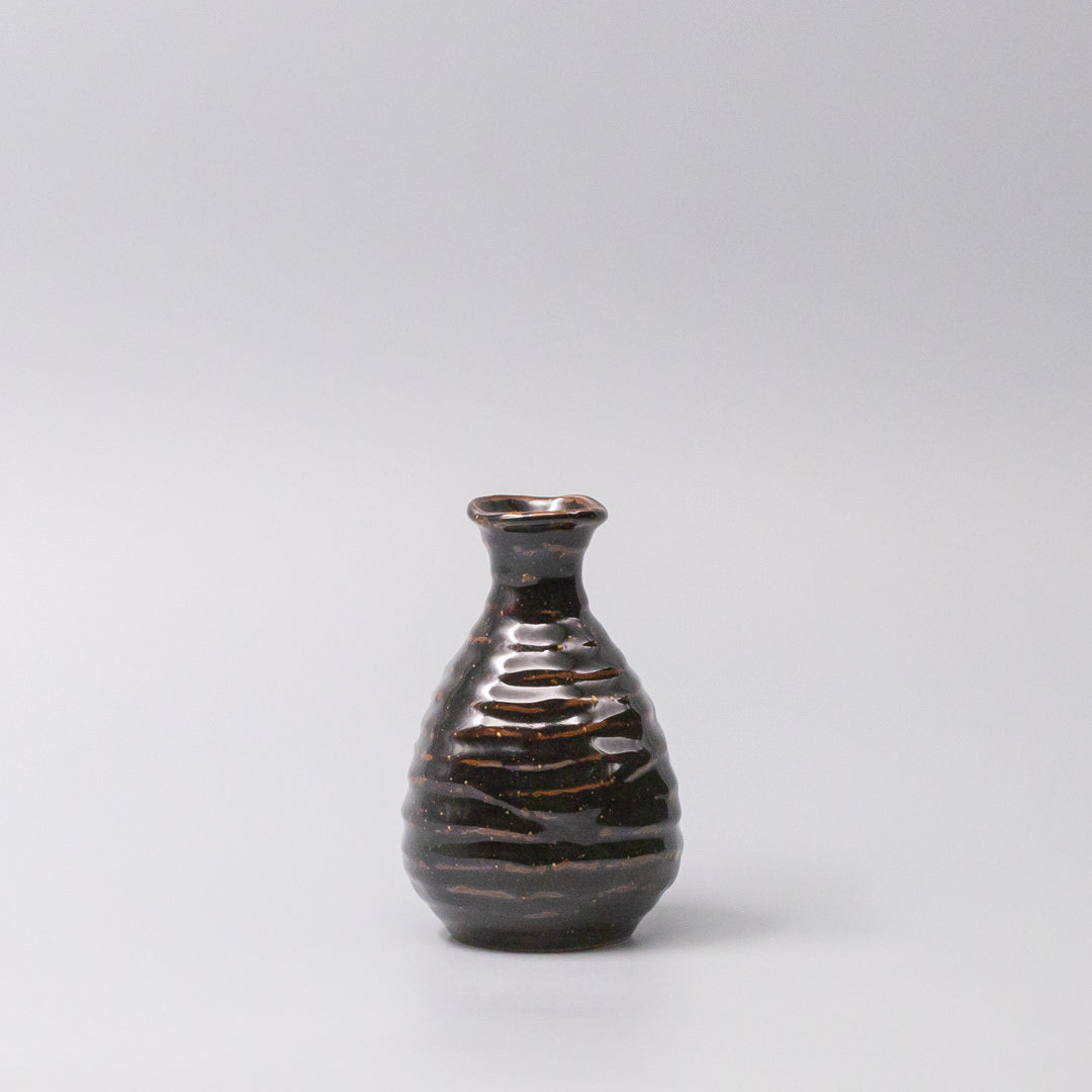 Premium 180ml Tenmokku Glaze Ceramic Sake Jug Japanese Pourer
