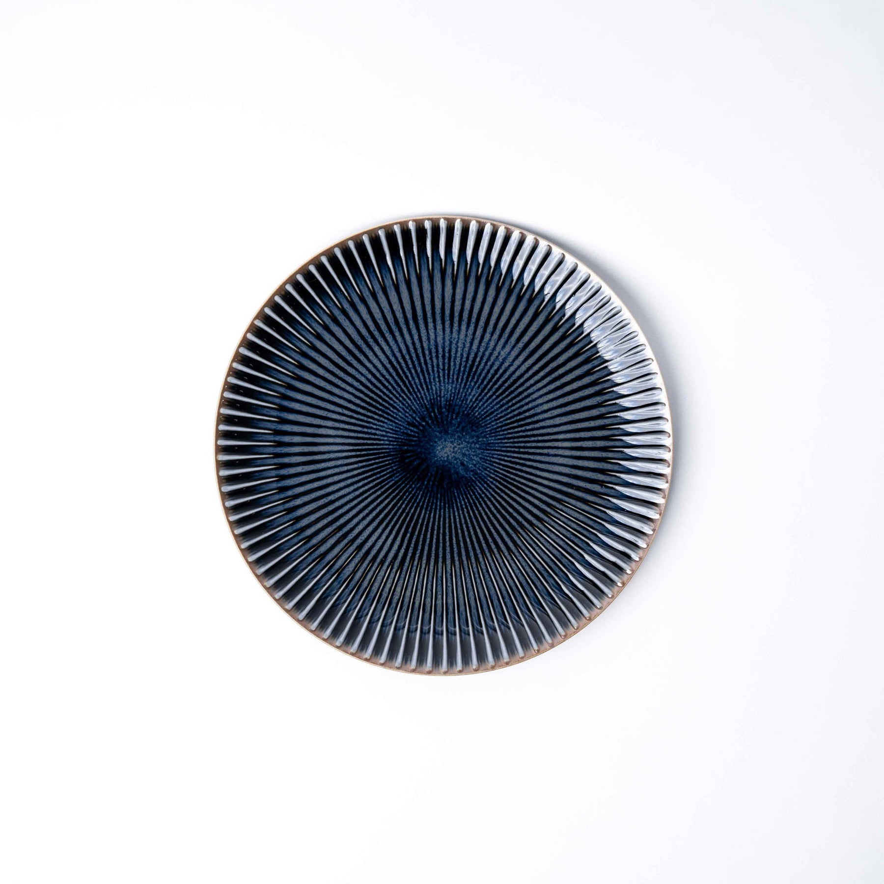 Premium Side Plate with Navy Sendan Glaze - 20.5cm