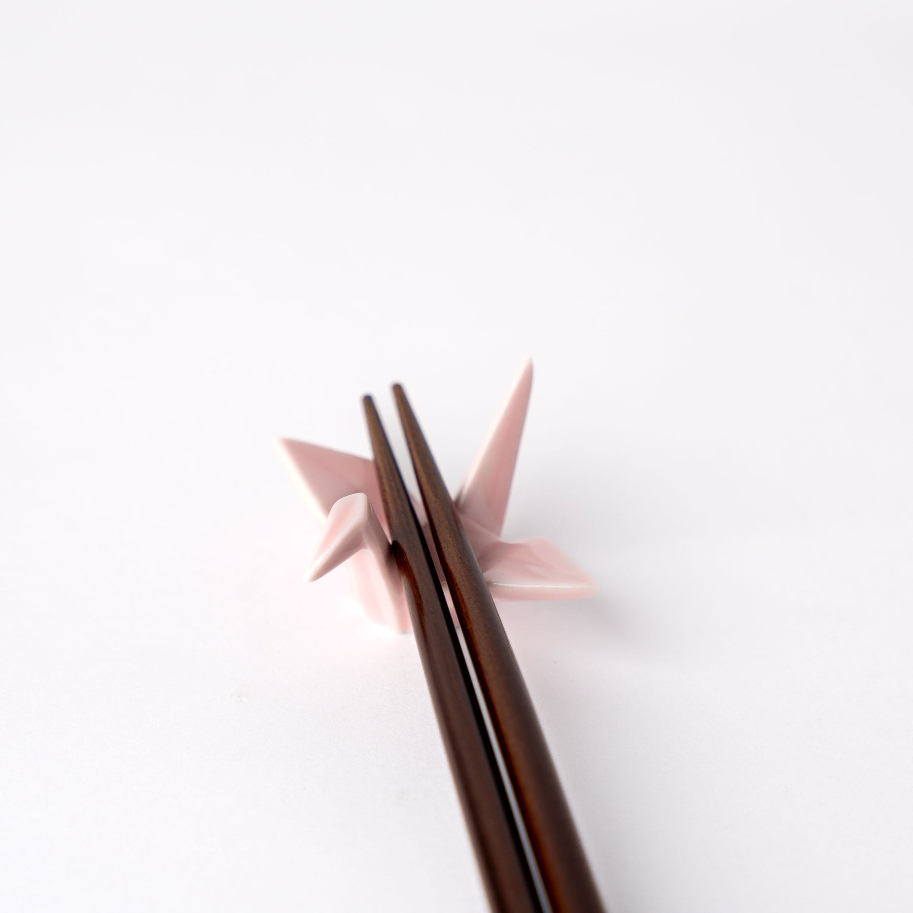 Pink Origami Crane Chopstick Rest Dishwasher Microwave Safe Dining Tableware