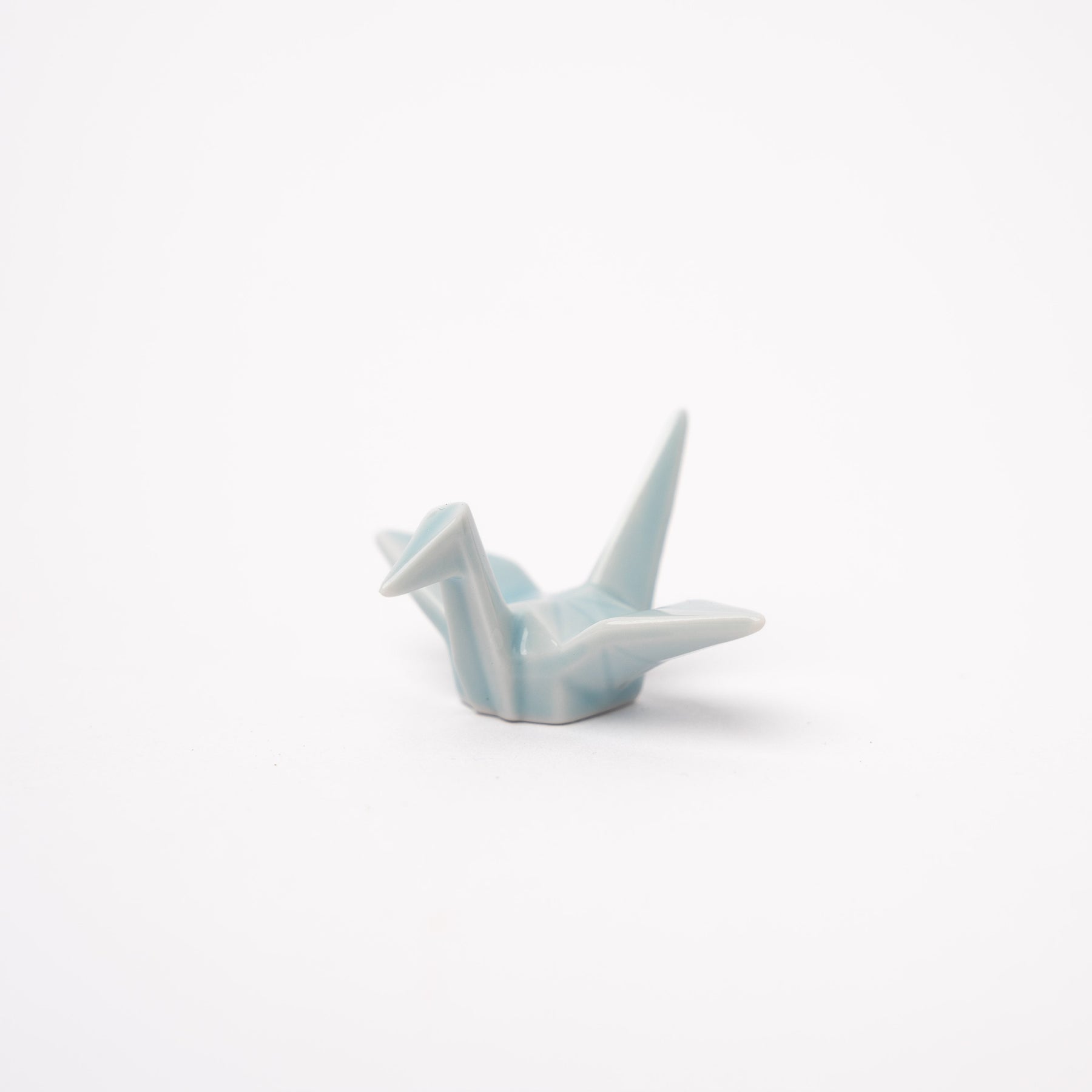 Premium Origami Crane Chopstick Rest – Light Blue Tableware Accessory