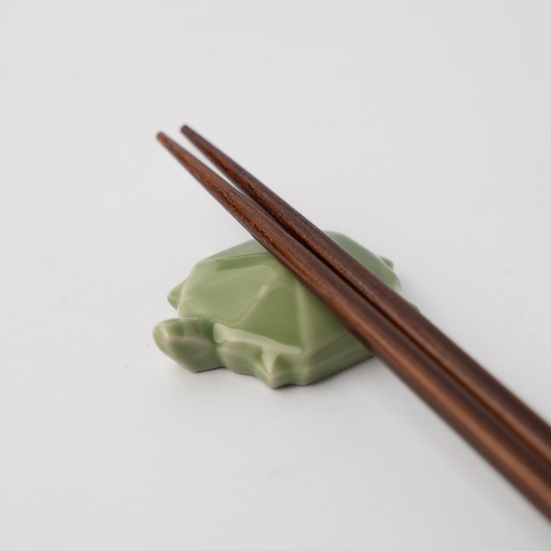 Premium Green Tortoise Chopstick Rest Japanese Ceramic Tableware