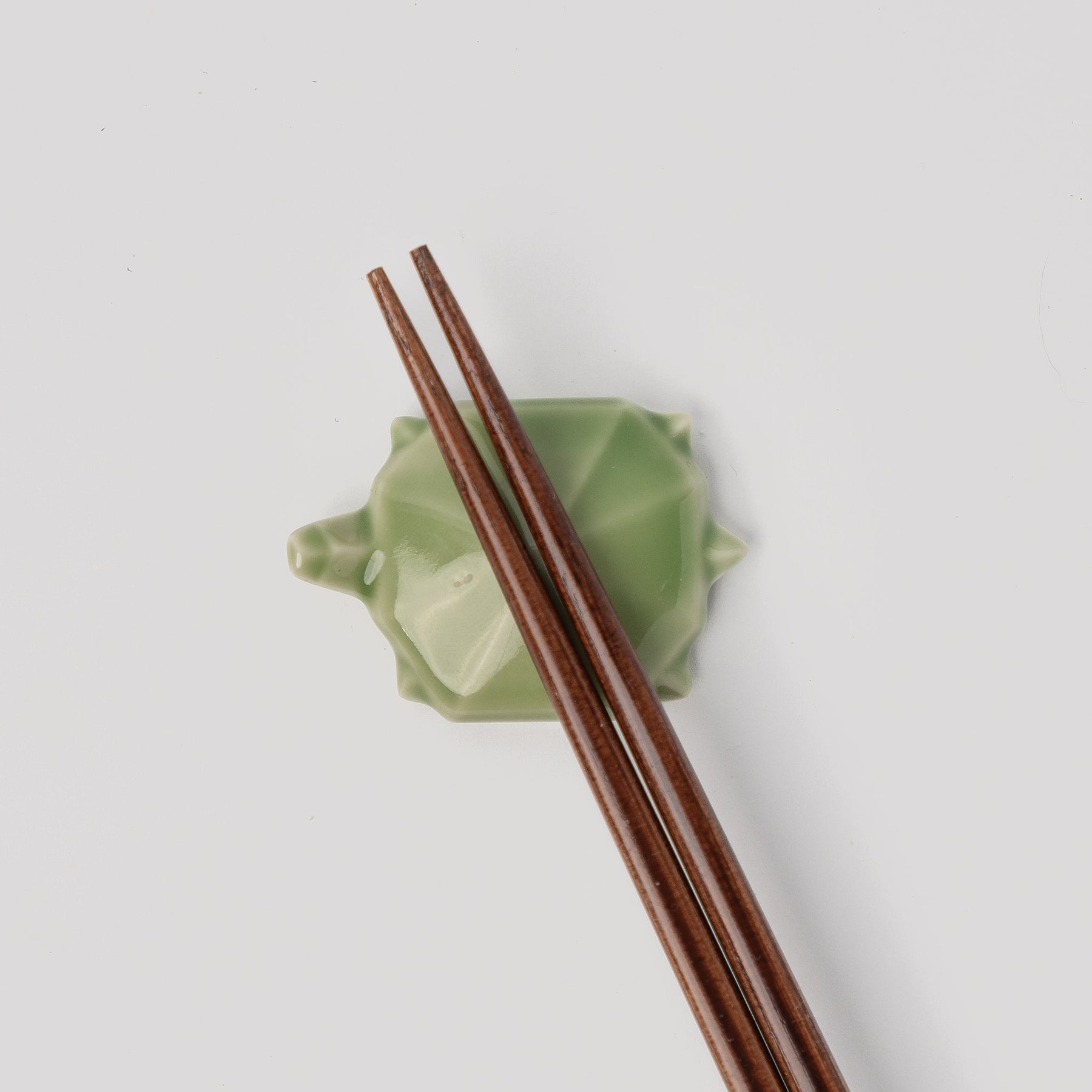 Premium Green Tortoise Chopstick Rest Japanese Ceramic Tableware