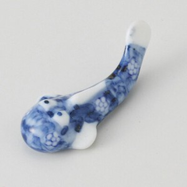 Premium Blue Fugu Chopstick Rest Dishwasher Microwave Safe