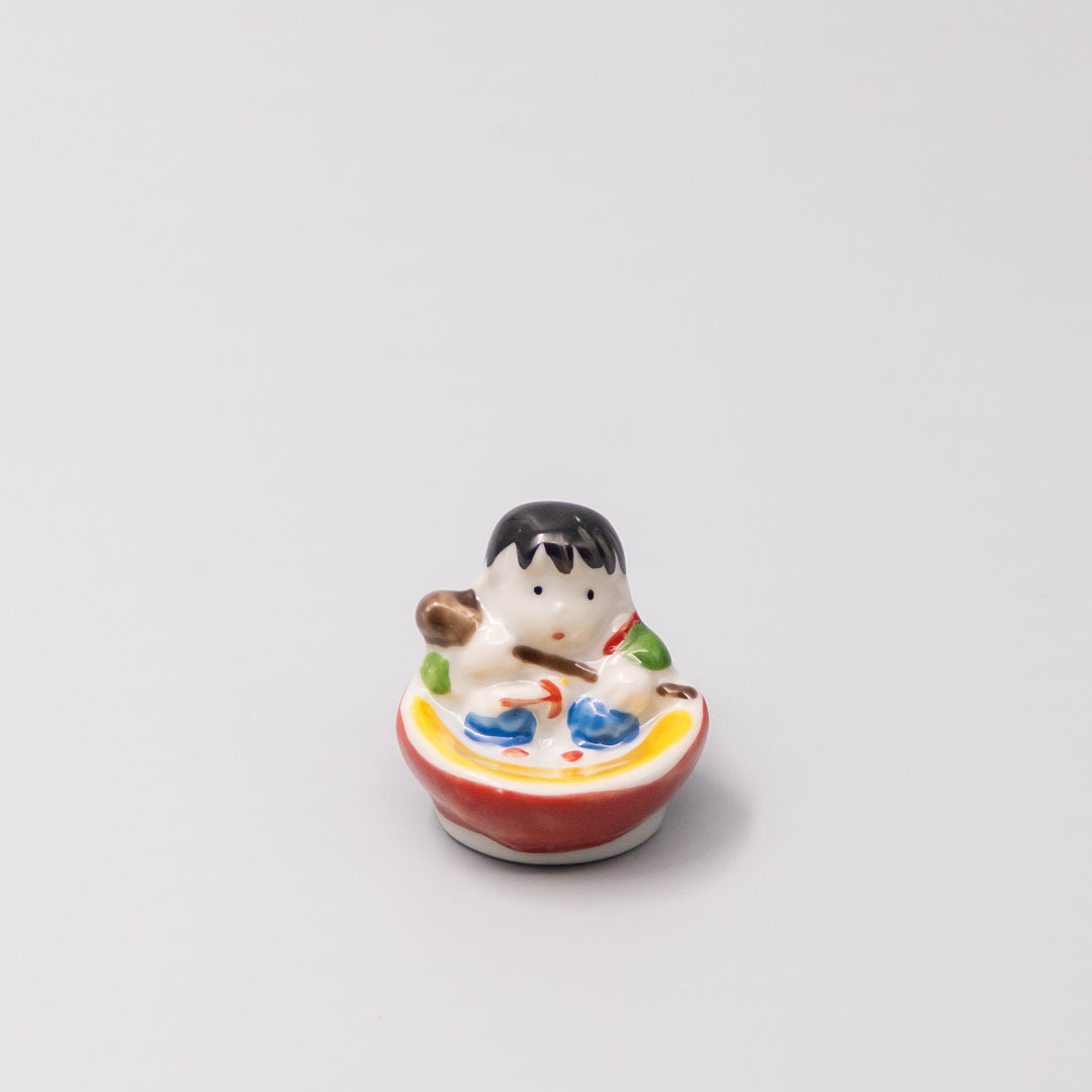 White Sumo Chopstick Rest Japanese Tableware Dishwasher Microwave Safe