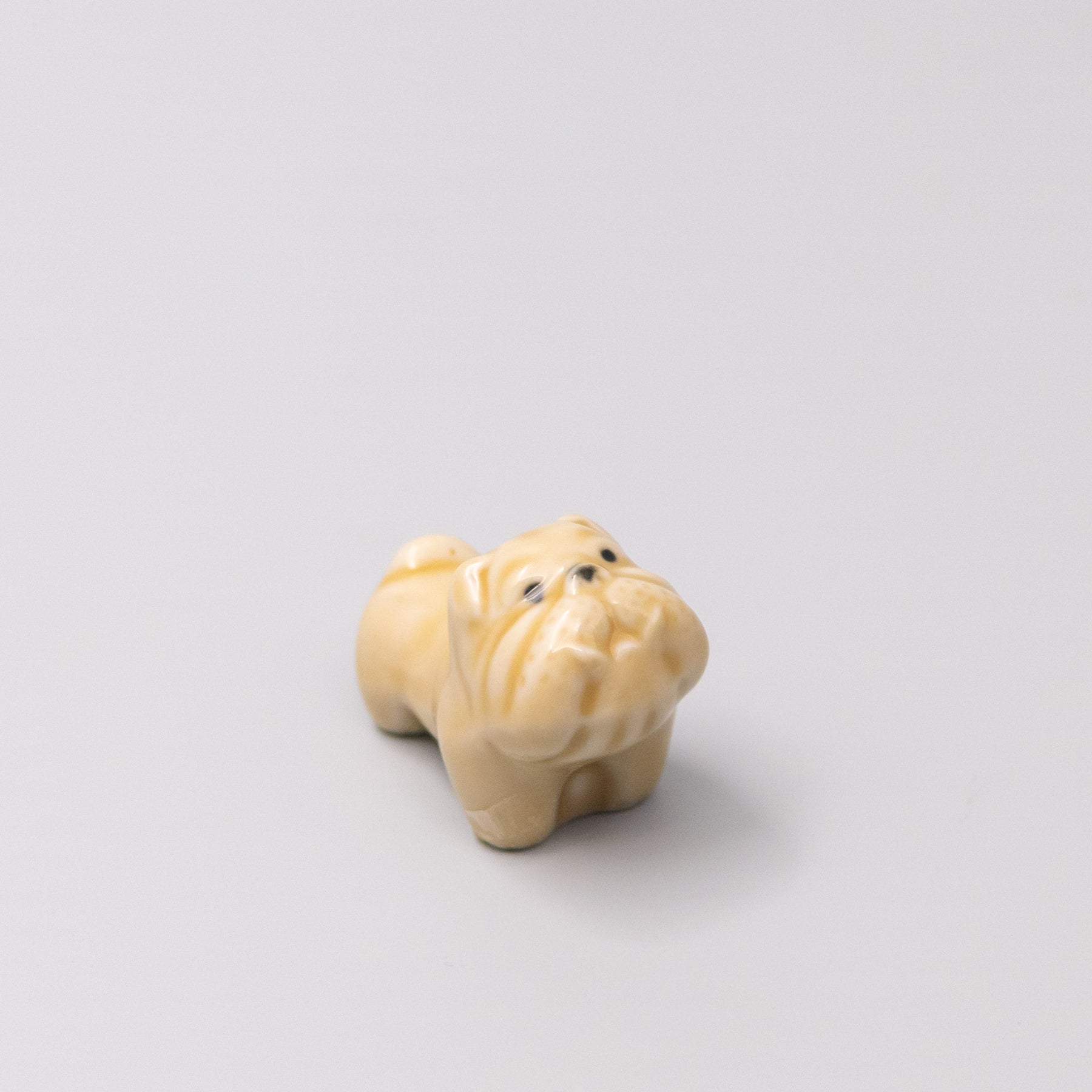 Premium Beige Boxer Dog Ceramic Chopstick Rest Dishwasher Safe