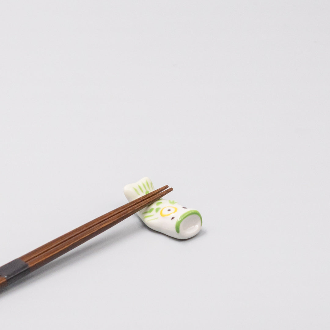 Premium Carp Kite Chopstick Rest - White