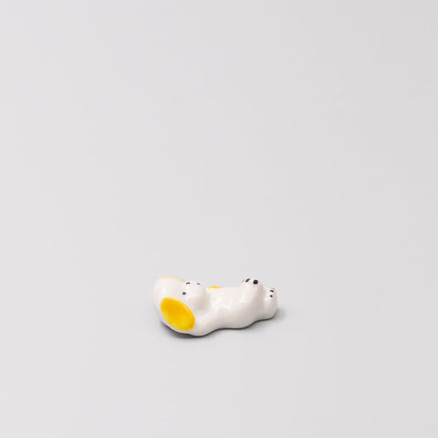 Premium Relaxed Dog Chopstick Rest Dishwasher Safe - White