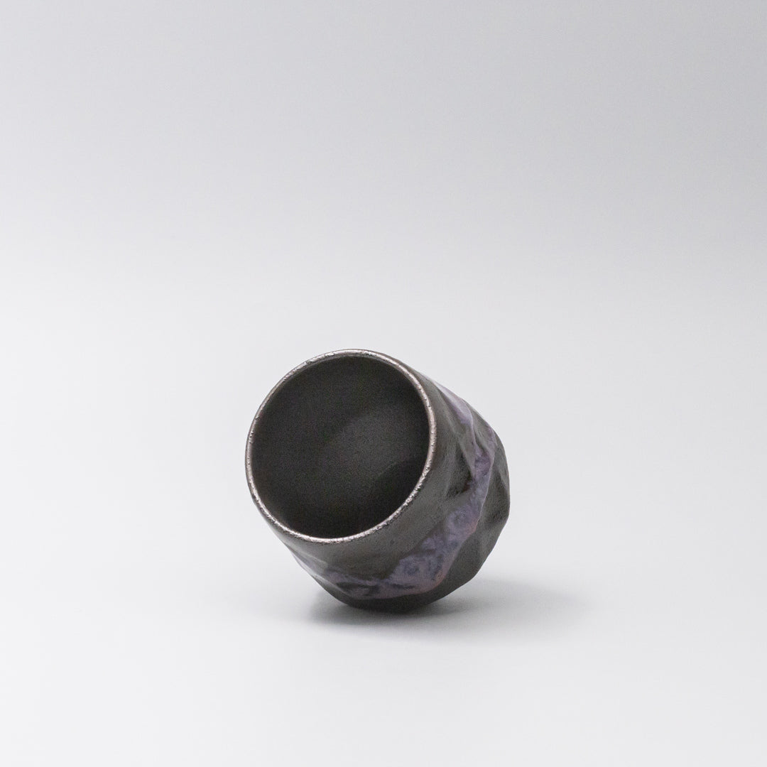 Premium Sushi Mug – Purple Red Drip on Black Design 350ml