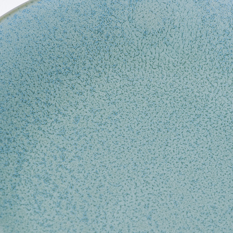 Premium 17cm Peacock Glaze Ceramic Tapas Plate Dishwasher Microwave Safe