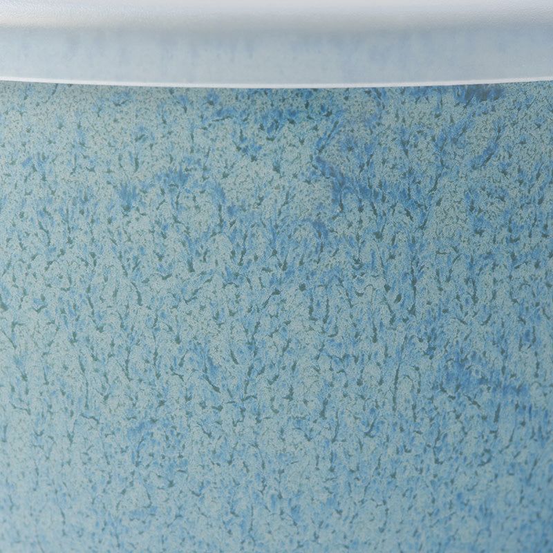 Bowl with Lid 13cm Peacock Glaze - SuperSaverAU - view 3