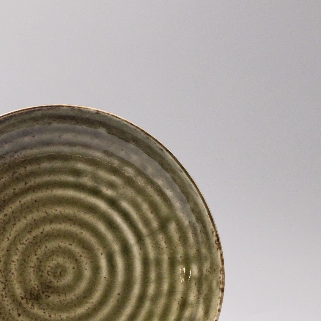 Organic Dinner Plate 23cm Sage Green Glaze - SuperSaverAU - view 3