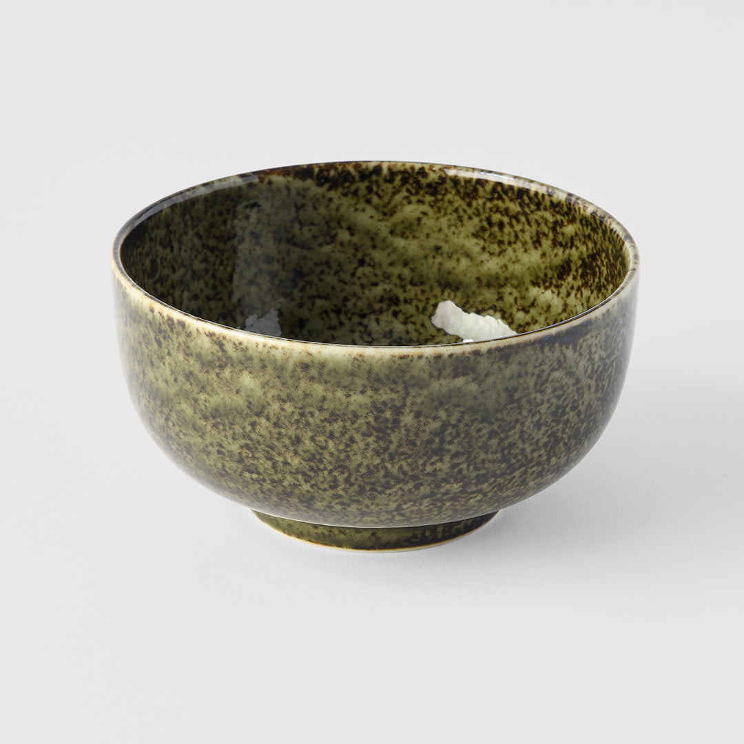 Sage Green Glaze 15cm Ceramic Bowl 600ml Dishwasher Microwave Safe