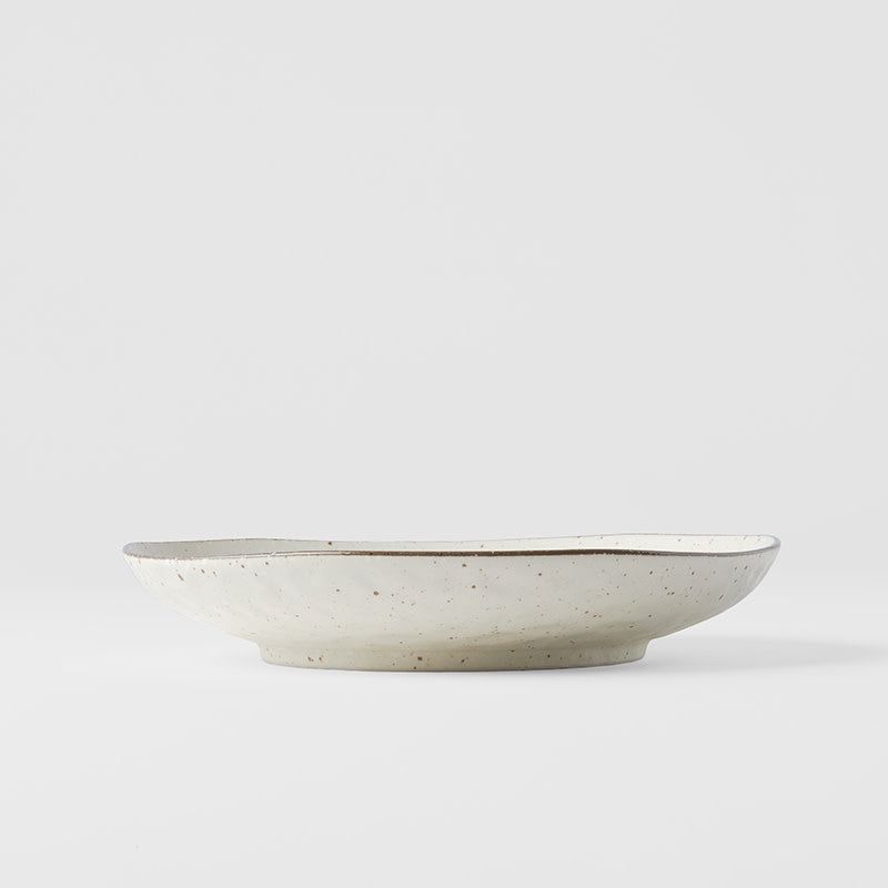 Dinner Plate Organic Shape 23cm Fleck Glaze - SuperSaverAU - view 4