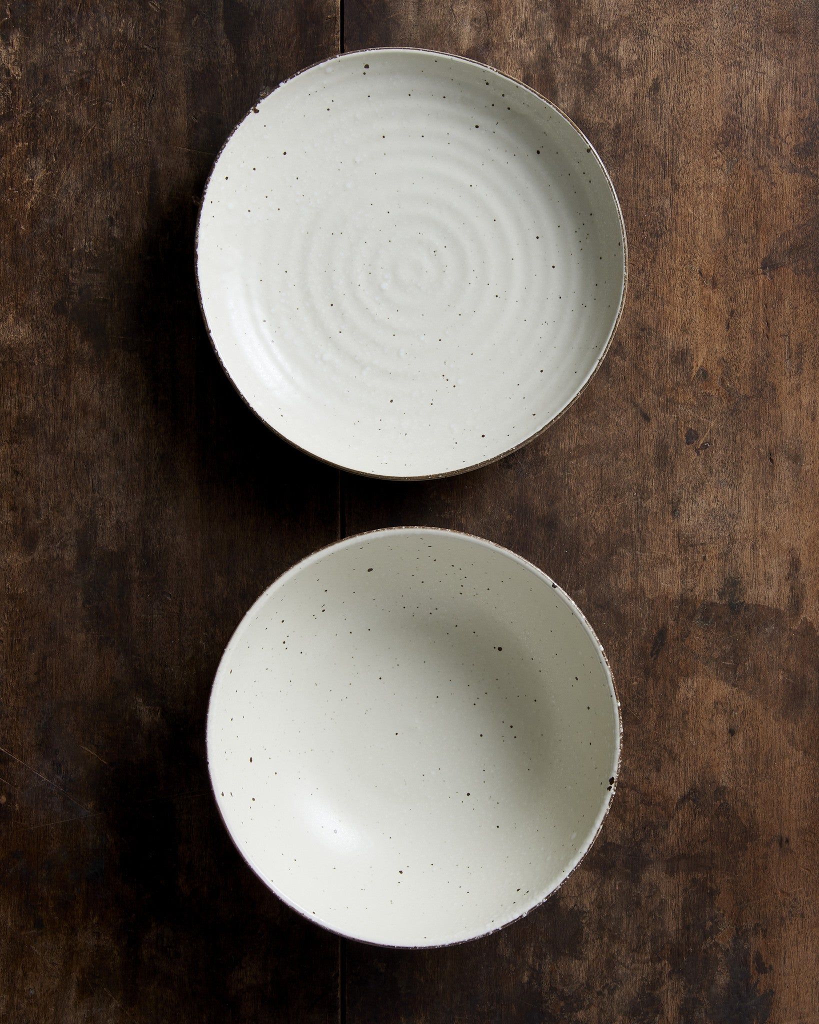 Dinner Plate Organic Shape 23cm Fleck Glaze - SuperSaverAU - view 5