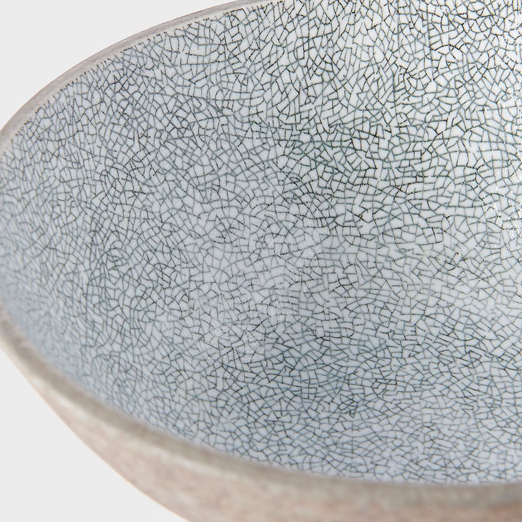 Udon Bowl 19.5cm Crazed Grey - SuperSaverAU - view 2