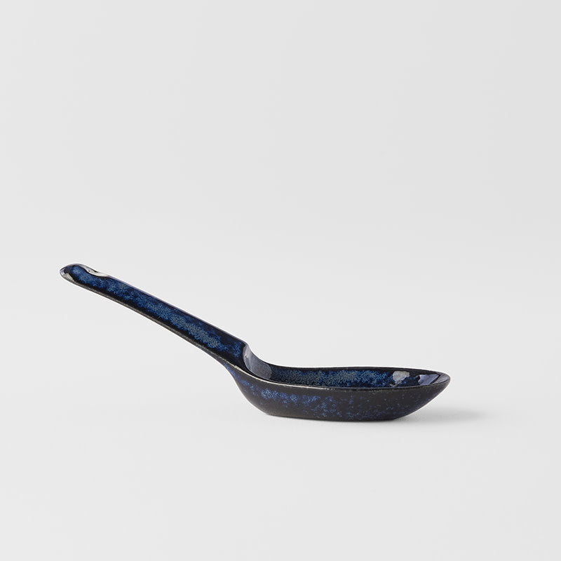 Premium 15cm Kanso Indigo Blue Glaze Ceramic Spoon Dishwasher Microwave Safe