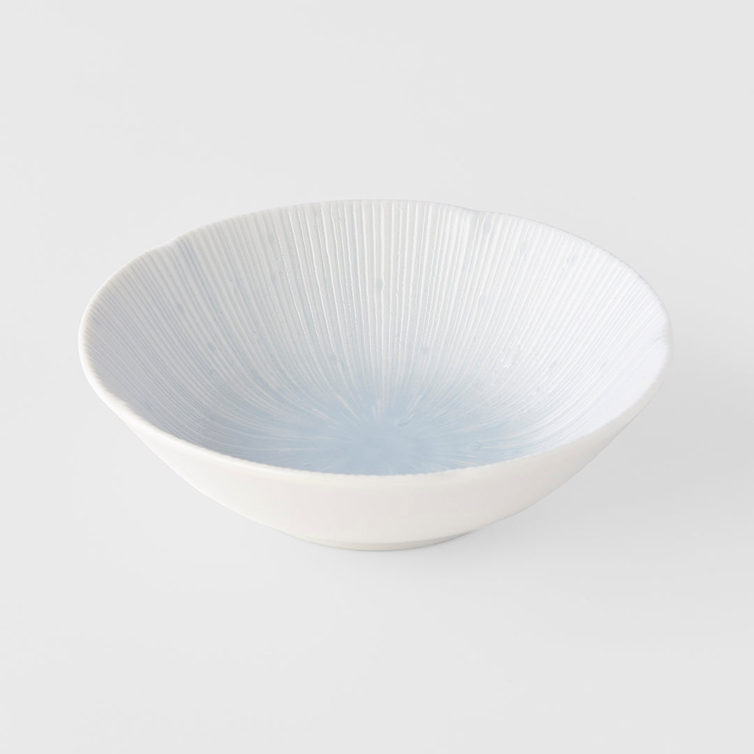Premium 14cm Ice White Glaze Ceramic Bowl 200ml Dishwasher Microwave Safe