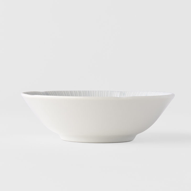 Premium 14cm Ice White Glaze Ceramic Bowl 200ml Dishwasher Microwave Safe