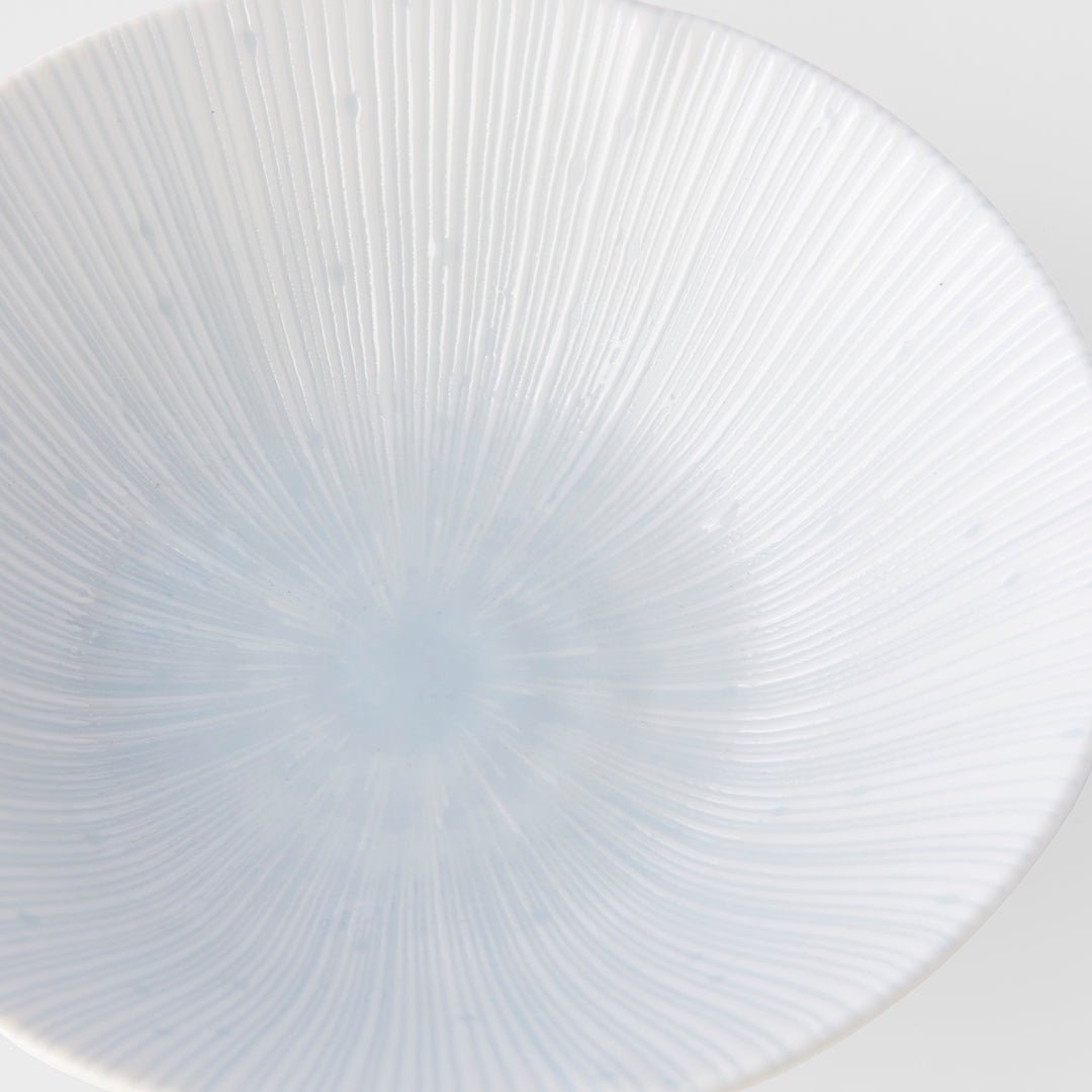 Premium 17cm Ice White Glaze Ceramic Bowl 350ml Dishwasher Microwave Safe