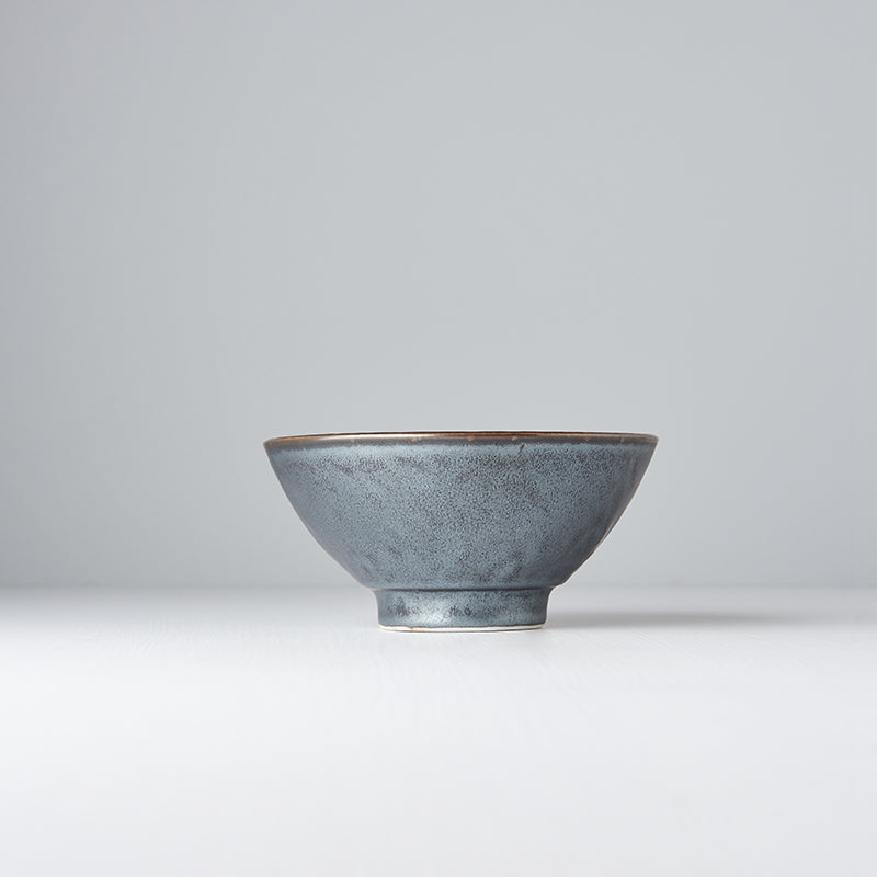 Premium Ceramic Bowl – Black Pearl Glaze 15cm, 450ml