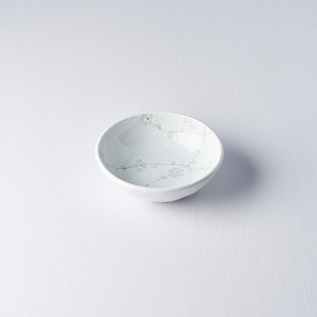 White Blossom Glaze 13cm Ceramic Bowl 200ml Dishwasher Microwave Safe