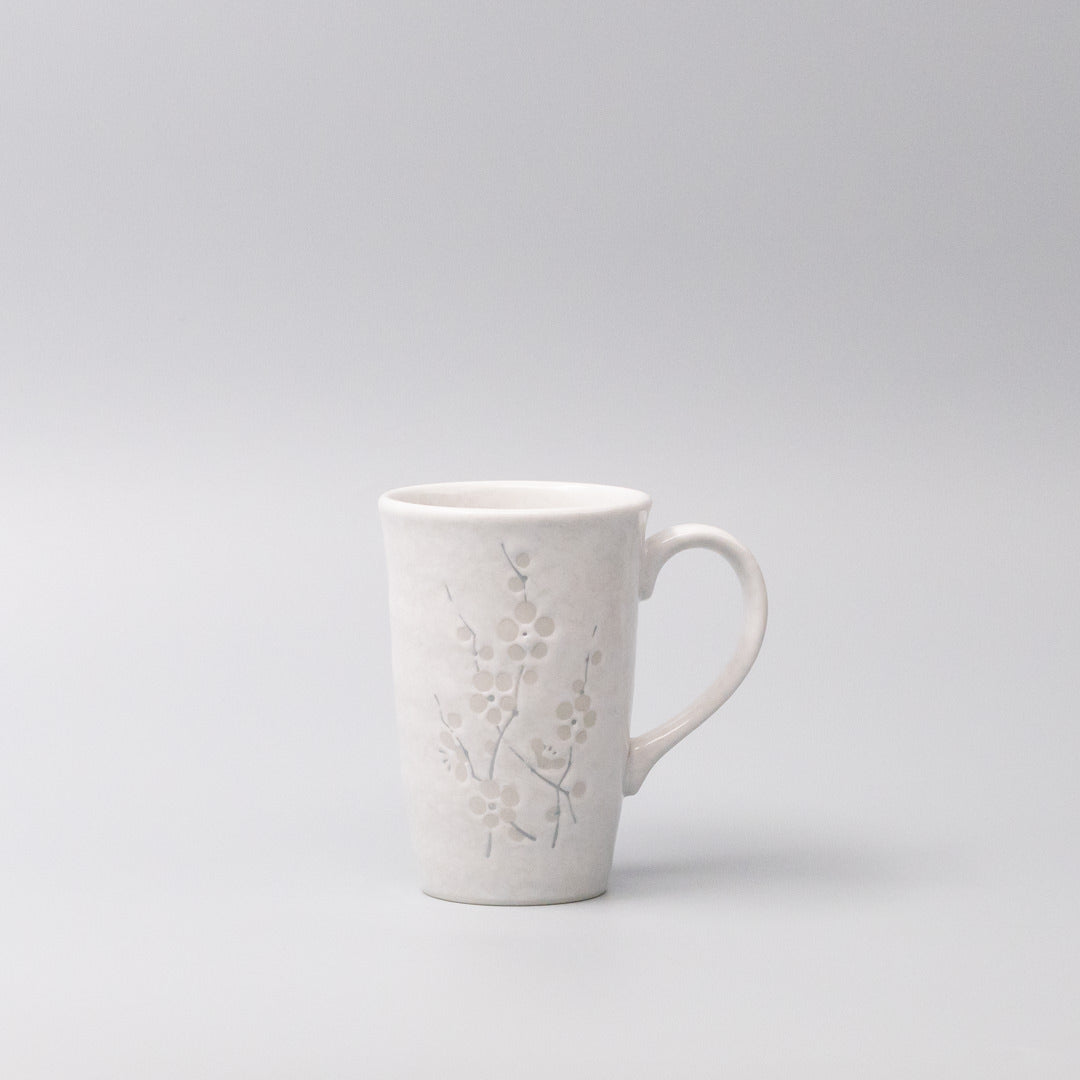 Premium 300ml White Blossom Glaze Ceramic Mug Japanese Tea Coffee Cup