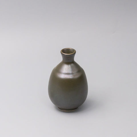 Premium Sake Jug – Dark Lustre Glaze 275ml, 8cm